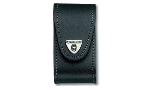 Funda Cuero Victorinox Negra Swiss Champ Y Para Cyber Tool