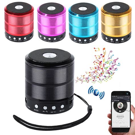 Ws887 Wireless Mini Bluetooth Speaker Portable Stereo Music Speaker Hand Free Bluetooth Speaker