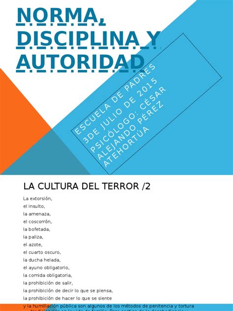 Pdf Escuela De Padres Norma Disciplina Y Autoridad Autoguardado