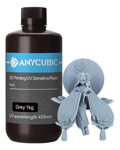 Resina Para Impressora D Uv Nm Anycubic Kg Parcelamento Sem