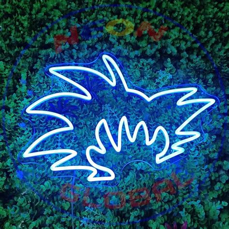 Goku Hair Custom Neon Sign Wedding Bride Party Flex Led Custom Etsy