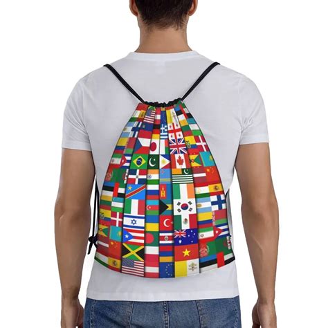 Bolsas De Compras Banderas De Pa Ses El Mundo De La Mochila De La