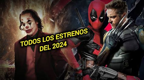 Todos los estrenos MÁS ESPERADOS del 2024 YouTube