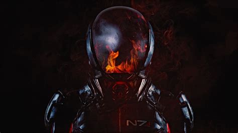 Fire Mass Effect Andromeda 4k Wallpapers Hd Wallpapers Id 21725