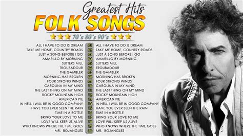 Best Folk Songs Of All Time Folk Country Songs Collection