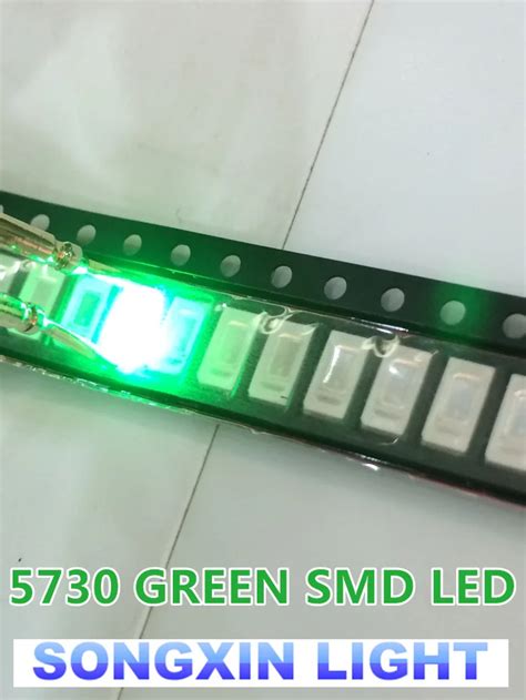 2000pcs 5630 5730 SMD SMT GREEN SMD 5730 LED Surface Mount Green 2 0 3