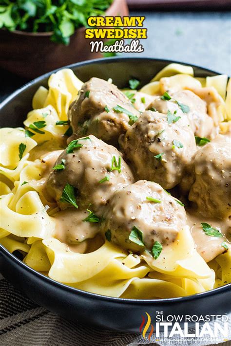 Creamy Swedish Meatballs Recipe Video