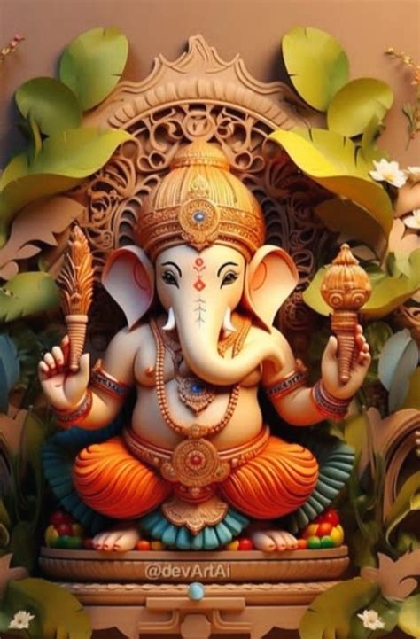 Om Shree Ganeshay Namah 🙏🏼🌹 In 2024 Hd Wallpaper Wallpaper Ganesha