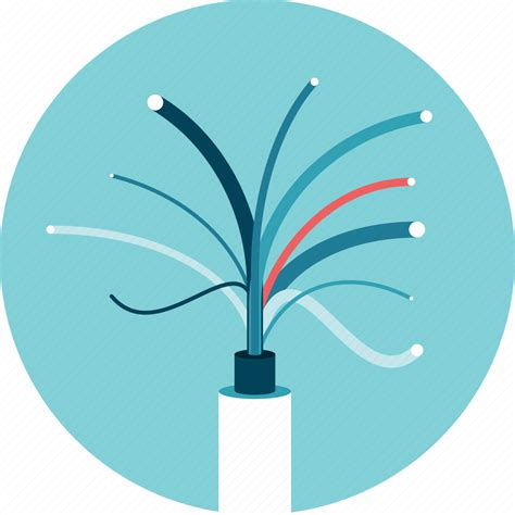 Cables Energy Optical Fiber Transmission Icon Download On Iconfinder