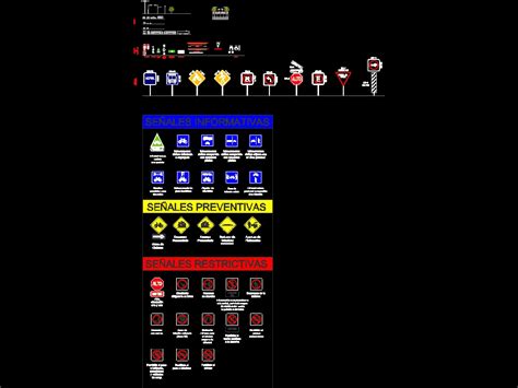 Segnaletica Stradale Nel Dwg Mb Libreria Cad
