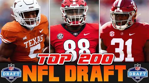 2023 NFL Draft Big Board Top 200 YouTube