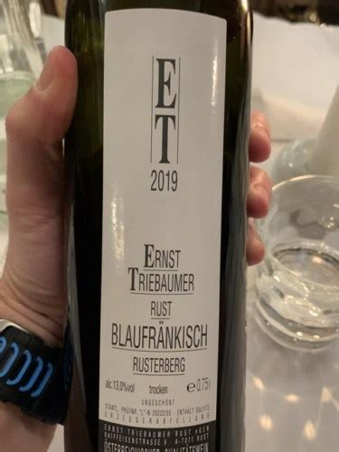 Ernst Triebaumer Rust Blaufr Nkisch Rusterberg Vivino