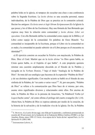 Lectura Orante Lectio Divina Pdf