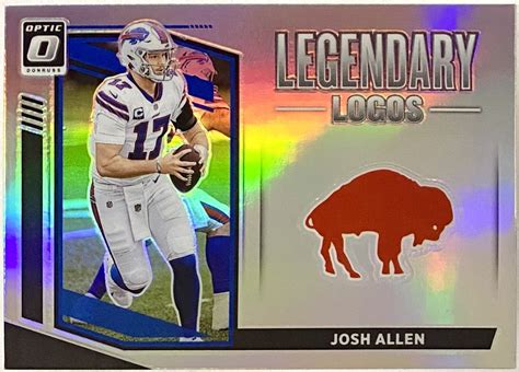 Josh Allen Panini Donruss Optic Football Buffalo Bills Legendary