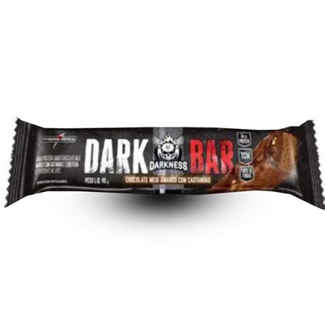 Dark Bar 90g Darkness Barra De Proteína Integralmedica