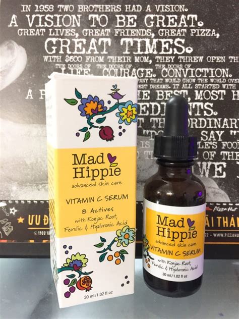 Review tinh chất trị thâm mụn Mad Hippie Vitamin C Serum BlogAnChoi