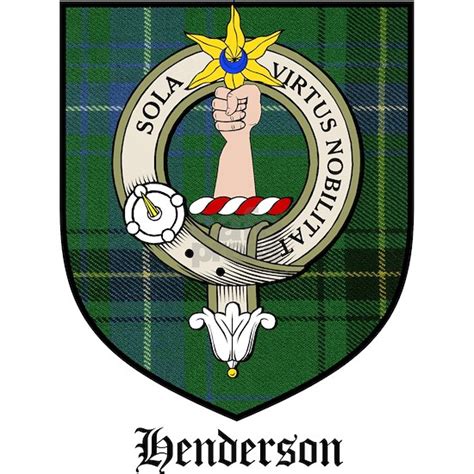 Henderson Clan Crest Tartan Mini Poster Print By Coat Of Arms Cafepress