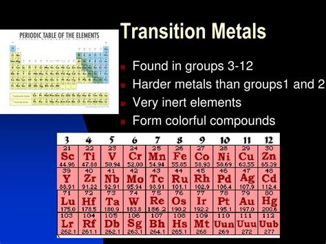 Ppt The Periodic Table Powerpoint Presentation Free Download Id