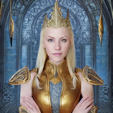 The Elder Scrolls Vi Regal Blonde High Elf Royalty Stable Diffusion