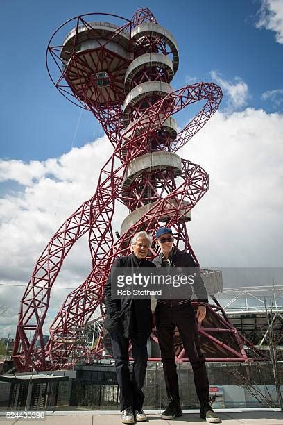 Slides Are Fitted Around The Olympic Orbit Sculpture Photos And Premium