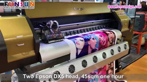 Funsunjet Fs G M Eco Solvent Printer With Two Epson Dx Head