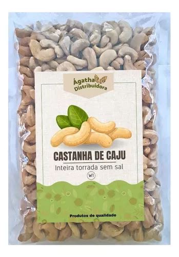 Castanha De Caju Torrada W Sem Sal Kg Premium Fresquinha Mercadolivre