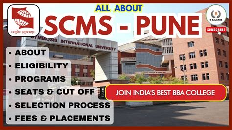 Scms Pune All About Eligibility Programs Seats Cut Off