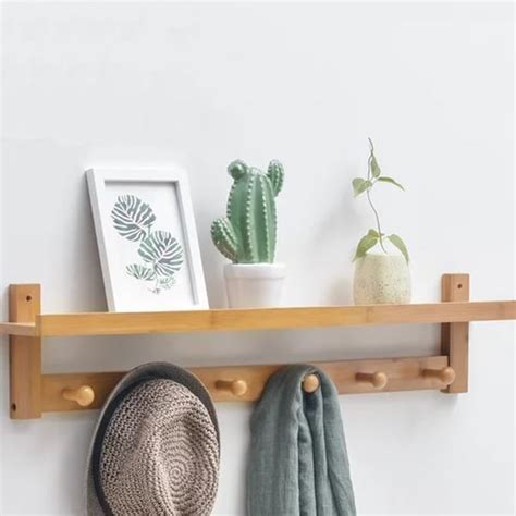 Wall Mounted Clothes Rack Etsy