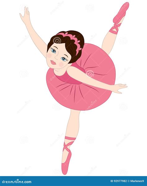 Vector Ballerina Dancing, Ballerina Clipart Stock Vector - Illustration ...