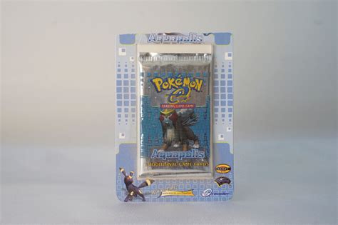 Pok Mon Aquapolis Booster Entei Artwork Sealed Blister Pack See