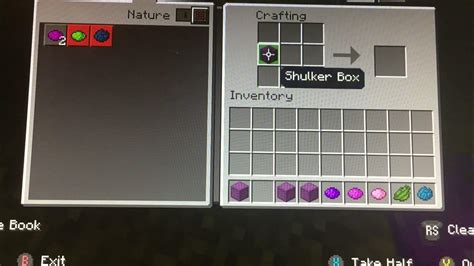 How To Craft A Purple Shulker Box In Minecraft Youtube