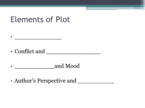 Parts Of Literature Ppt Download