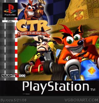 Crash Team Racing Ctr Playstation Box Art Cover By Roza