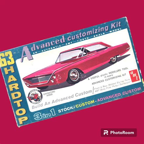 1963 Vintage Model Kit 63 Ford Galaxie 500 Sports Hardtop Etsy