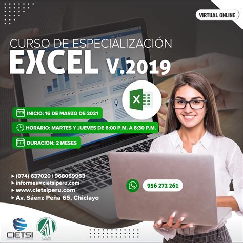 CURSO DE ESPECIALIZACIÓN EN EXCEL