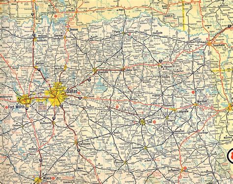 Texasfreeway Statewide Historic Information Old Road Maps