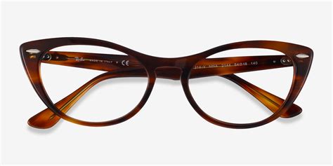 Ray Ban Nina Cat Eye Tortoise Frame Glasses For Women Eyebuydirect