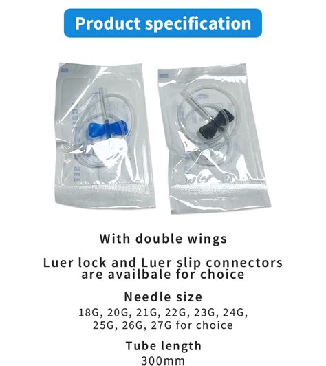 High Quality Medical Disposable Scalp Vein Set Buy With Double Wings