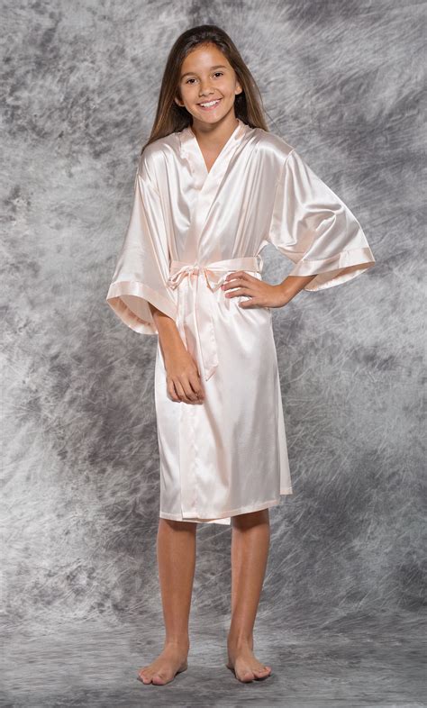 Bridal Satin Robes Bridal Rhinestone Robes Flower Girl Robes