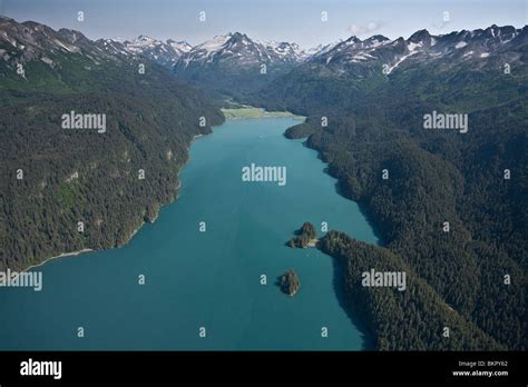 Aerial View Kenai Mountains Stock Photos And Aerial View Kenai Mountains