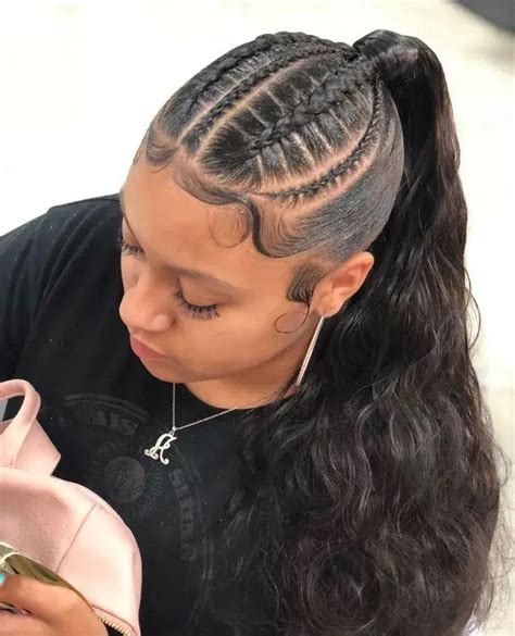 Gorgeous Braided Ponytail Hairstyles For Black Women Abenawrites