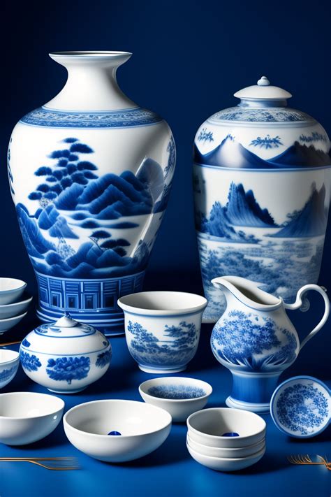 Lexica Chinese Blue And White Porcelain Knolling Knolling Layout