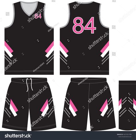 Basketball Uniforms Design Template Vector Illustration Stock Vector (Royalty Free) 1627251799 ...