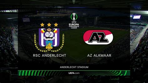 Anderlecht Vs AZ Alkmaar Full Match Replay Europa Conference League