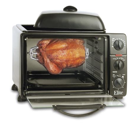 MaxiMatic ERO-2008S Elite Cuisine 6-Slice Toaster Oven with Rotisserie ...