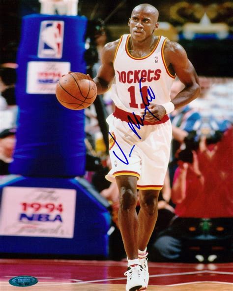 Vernon Maxwell Signed Rockets 8x10 Photo (TriStar) | Pristine Auction