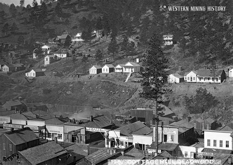 View Of Cottage Hill In Deadwood Dakota Territory Western