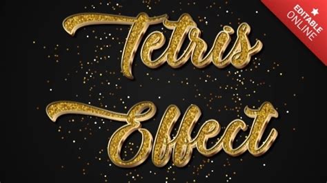 Tetris Effect Text Effect Generator