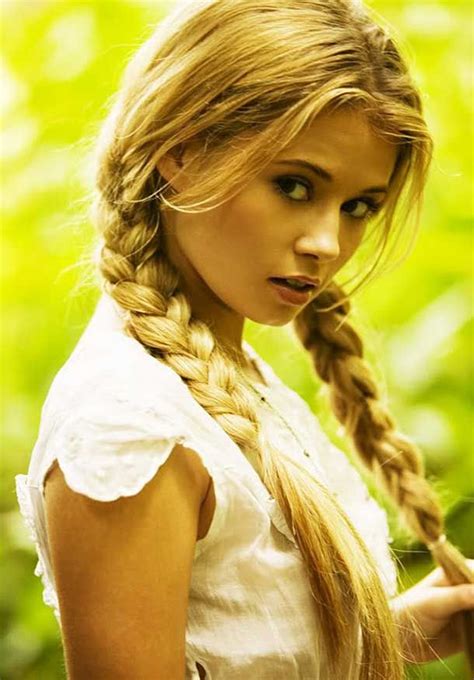 Blonde Braid Pigtails