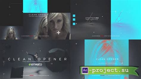 Videohive Clean Opener Project For After Effects